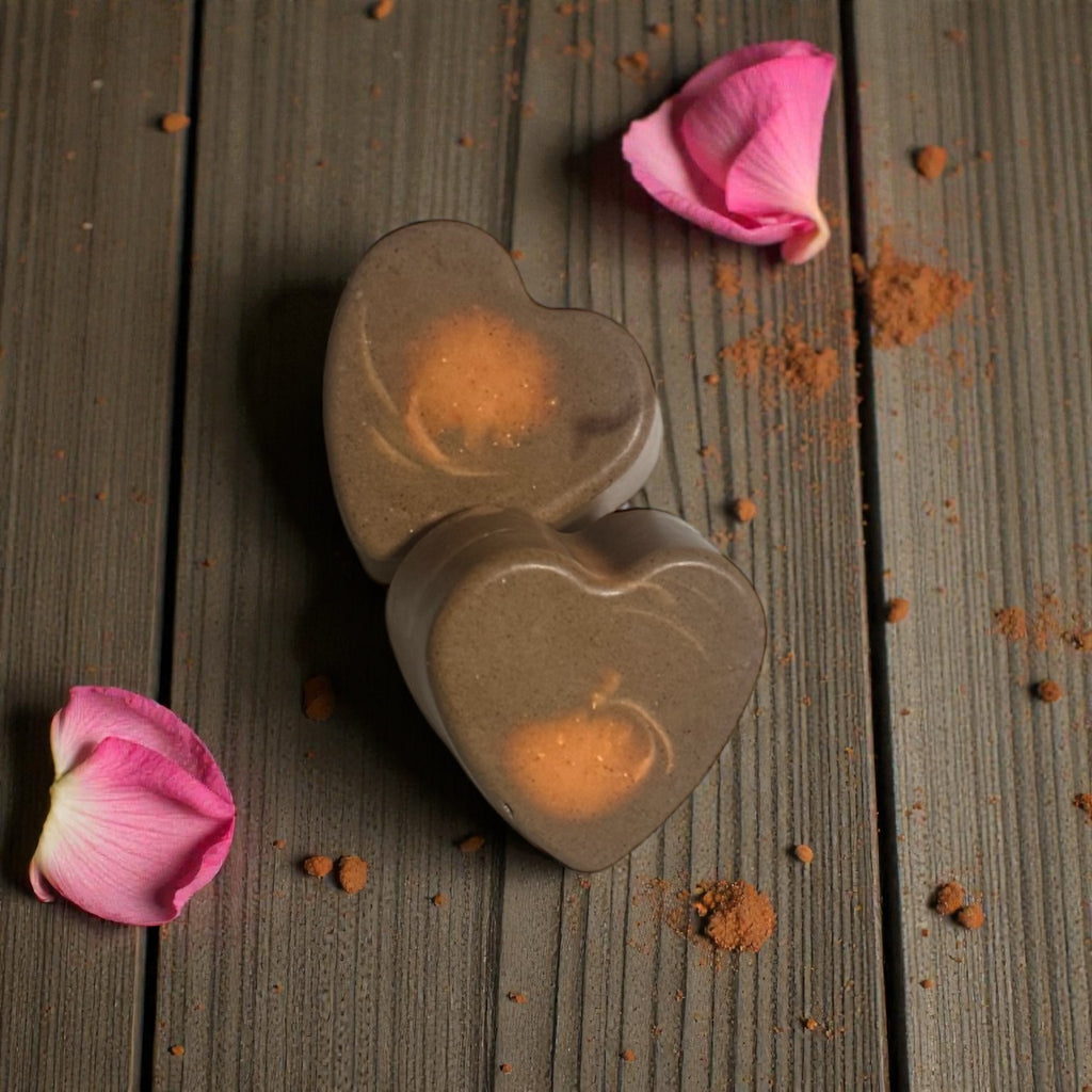 Artisan heart soap Strawberry whip