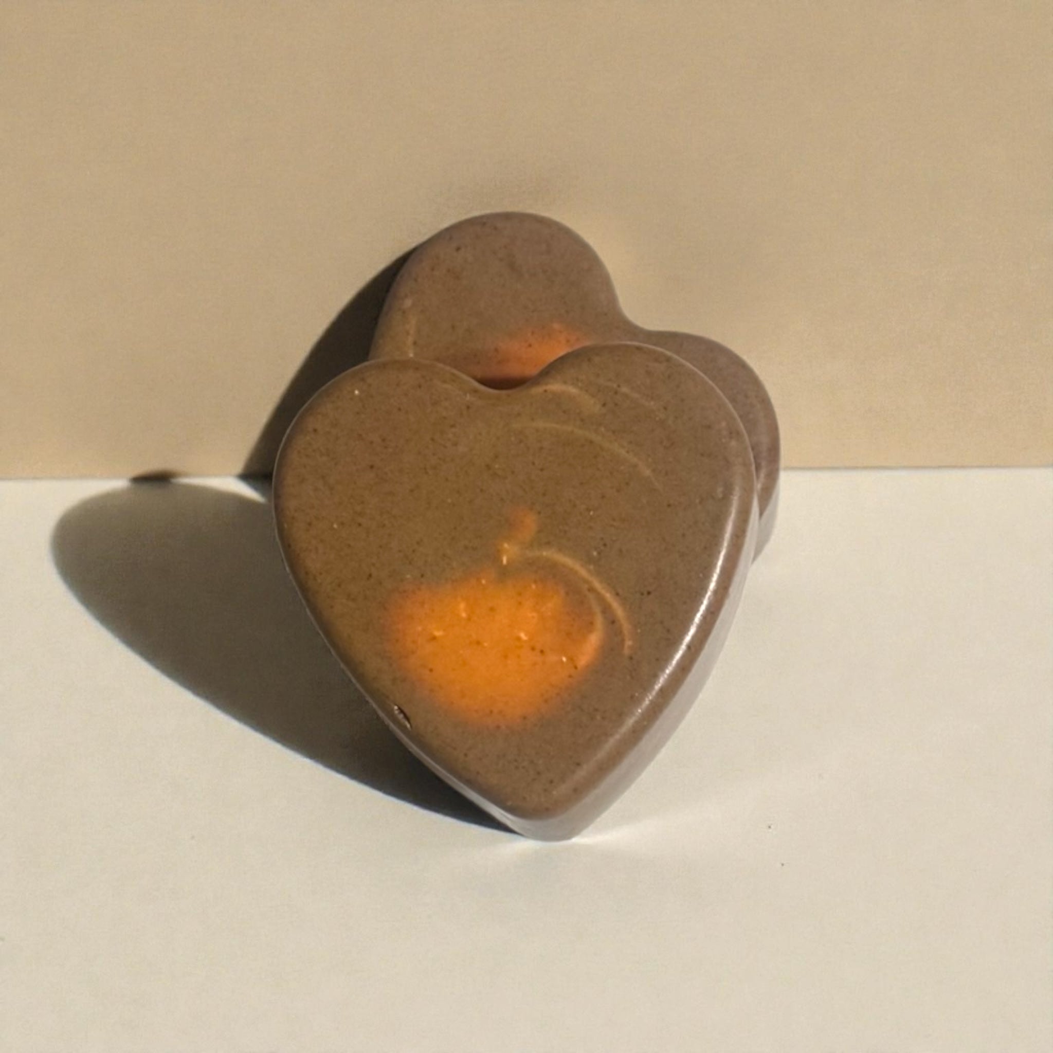 Artisan heart soap Strawberry whip