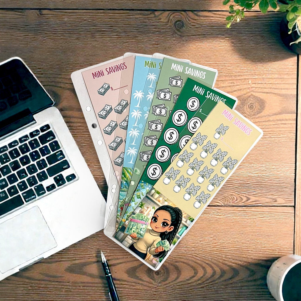 Mini Savings Challenge Bookmark