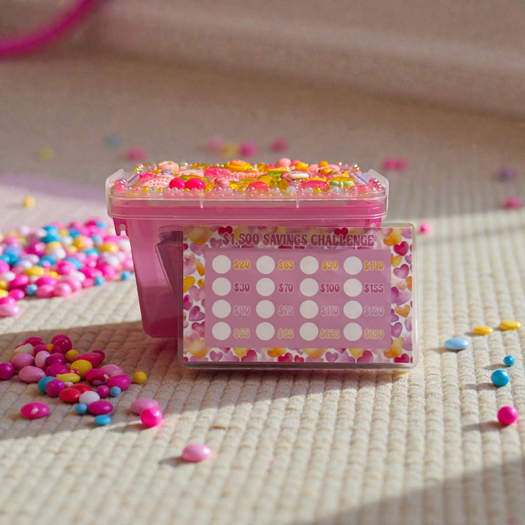 $1,500 Pink Savings Challenge Box