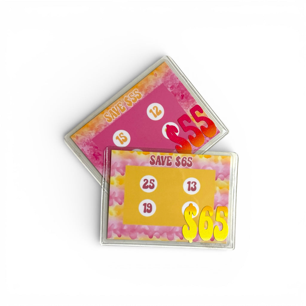 $1,500 Pink Savings Challenge Box