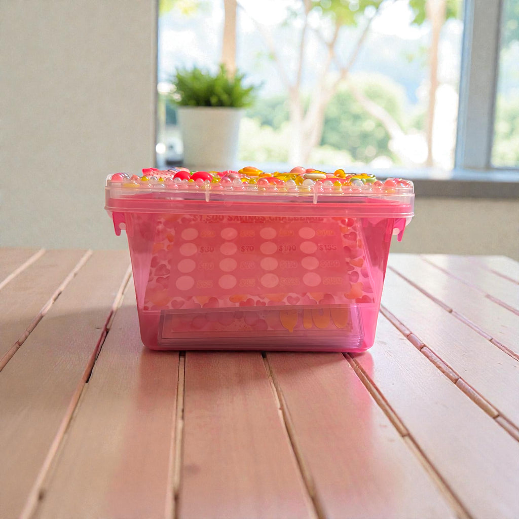 $1,500 Pink Savings Challenge Box