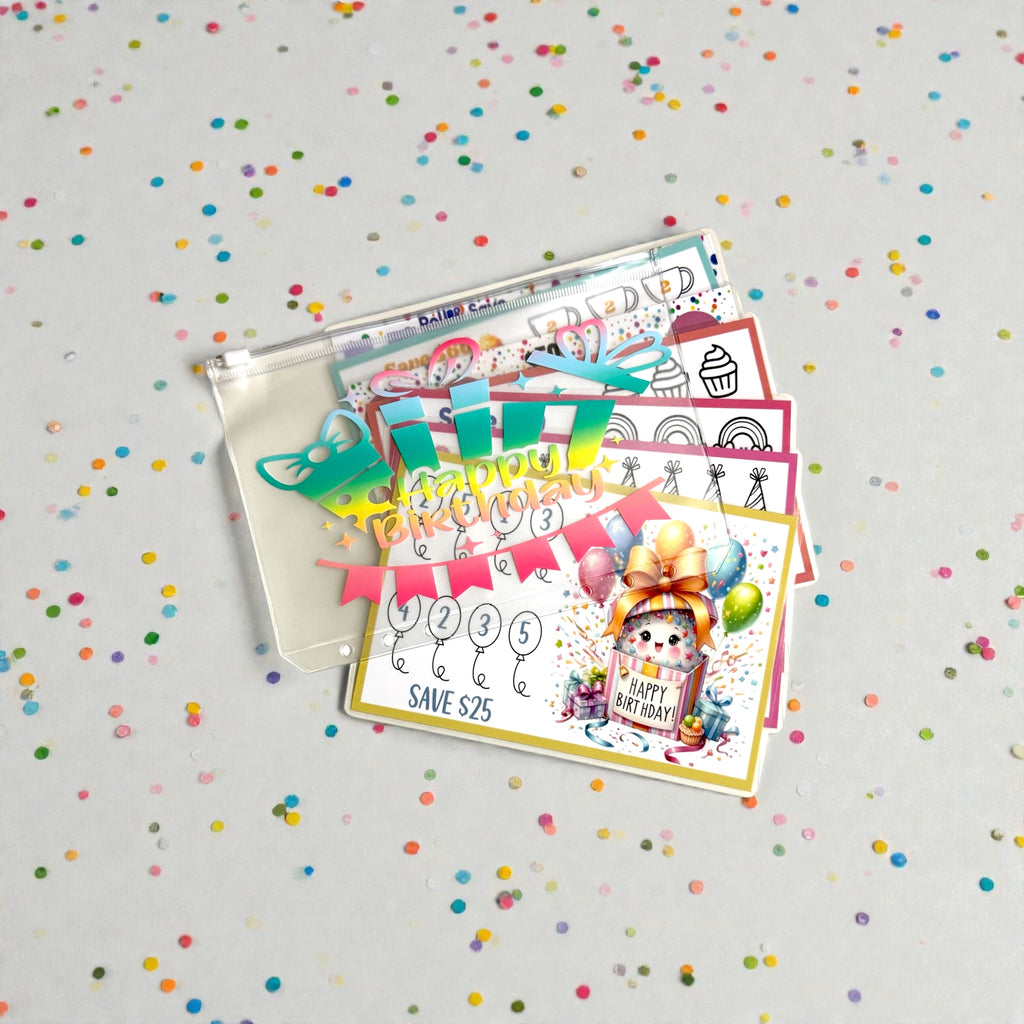 A5 Birthday Savings Challenge