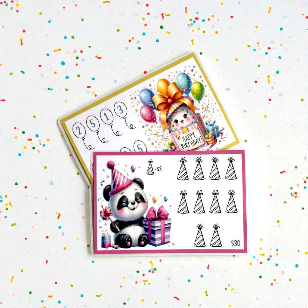 A5 Birthday Savings Challenge