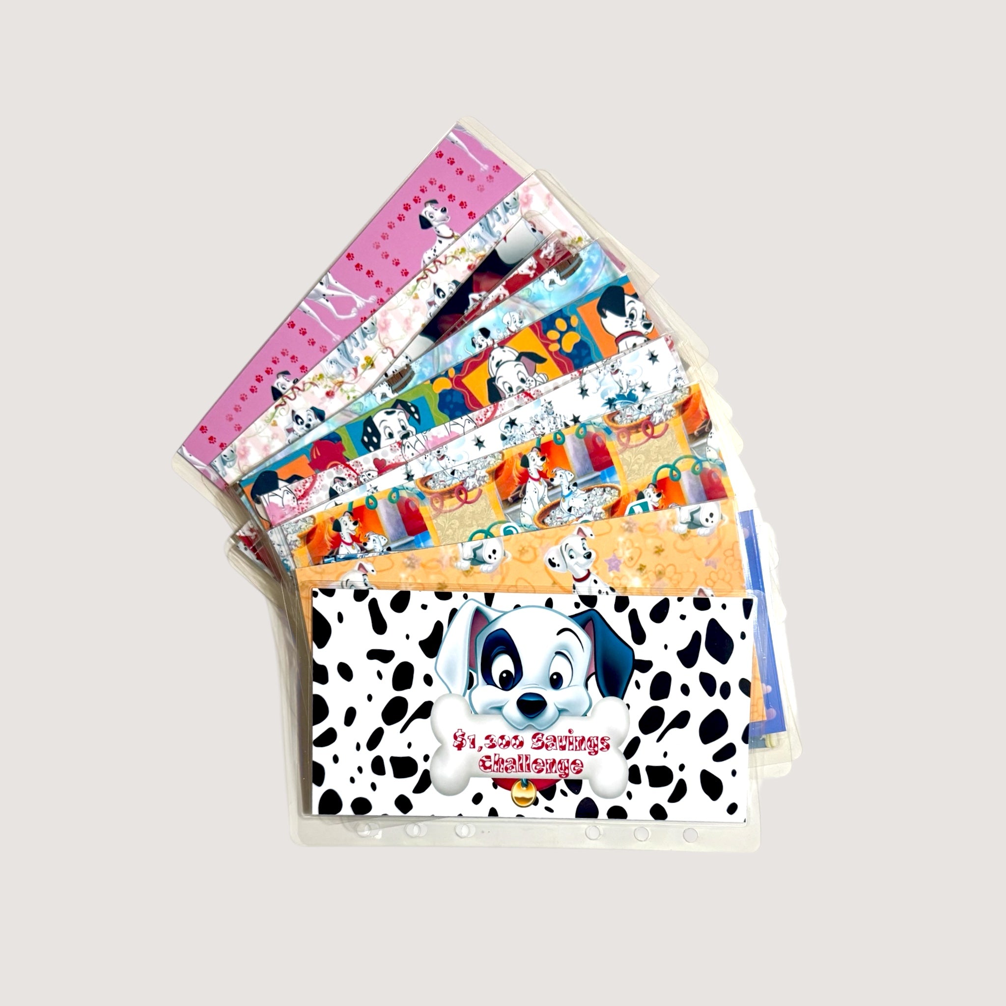 Dog Themed Savings Challenge A6