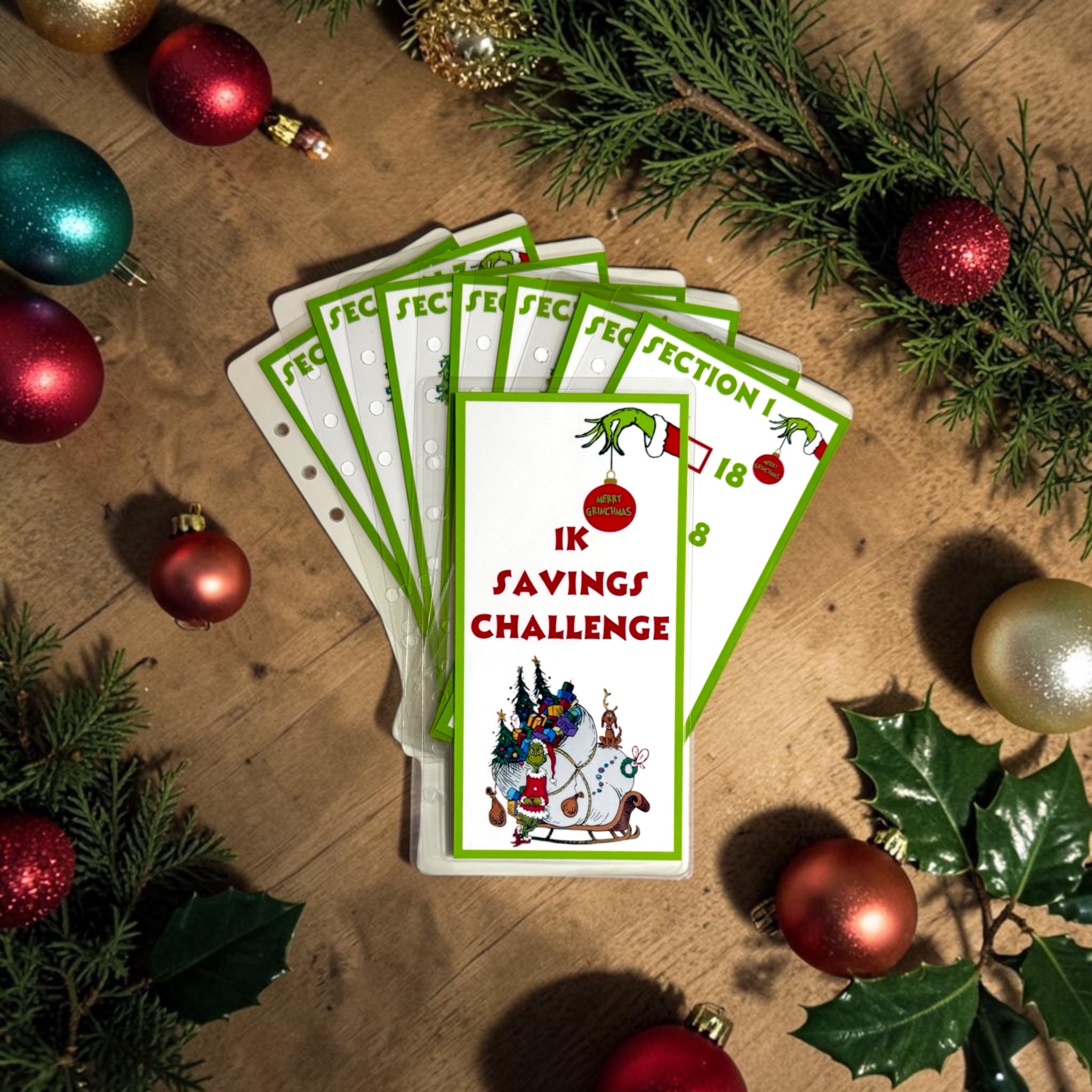 A6 Christmas Savings Challenge