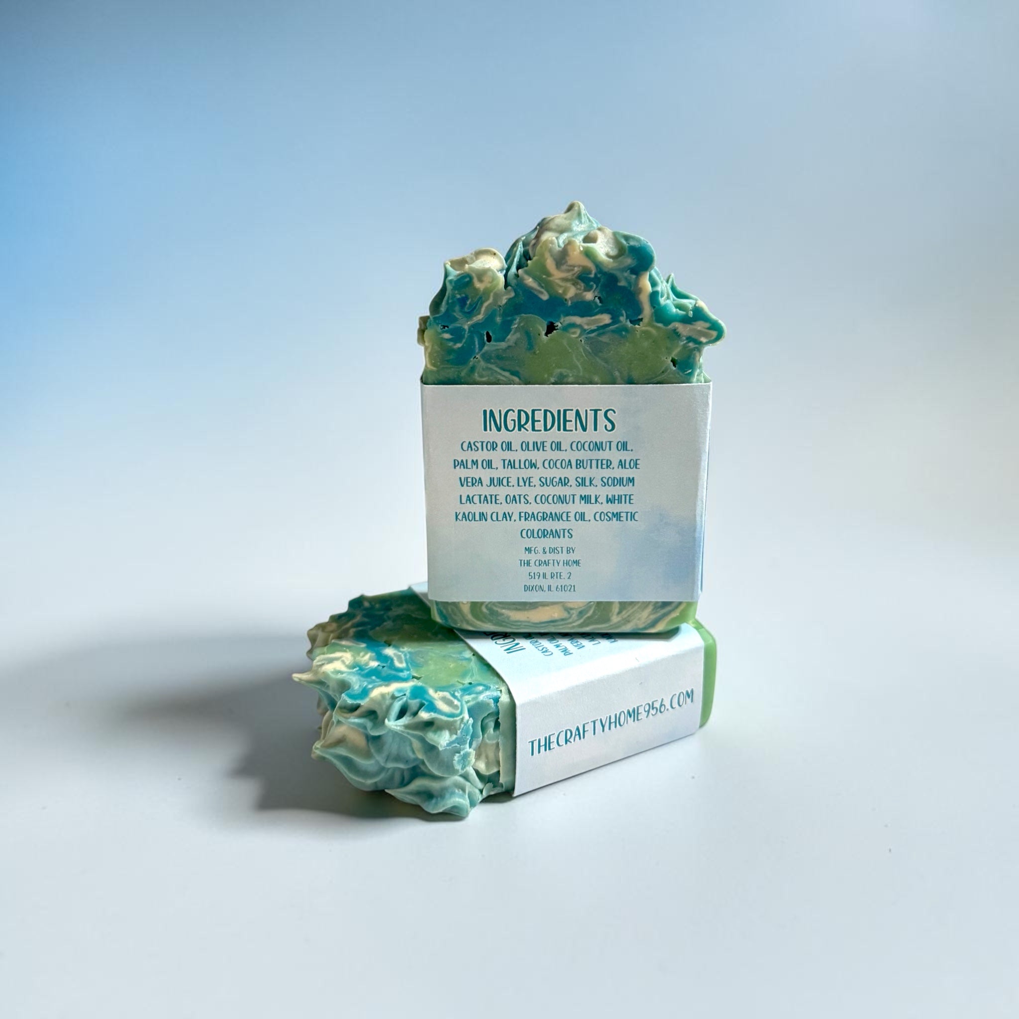 Blue Horizon Artisan Cold Process Soap Bar Masculine Scent Handmade Soap