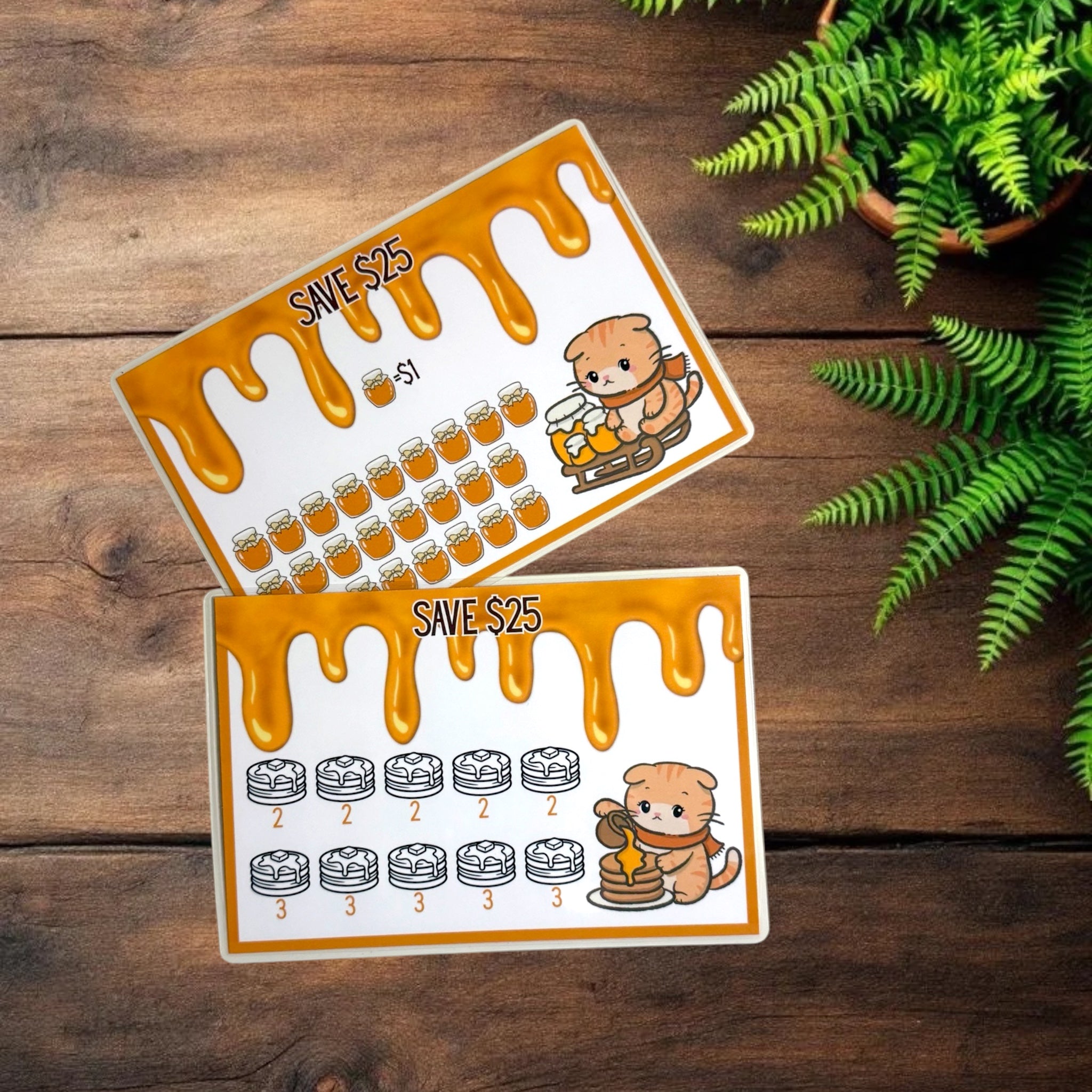 A5 Honey Cat Savings Challenge