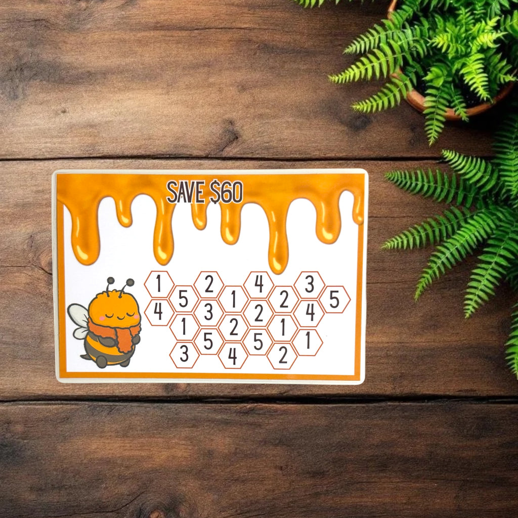 A5 Honey Cat Savings Challenge