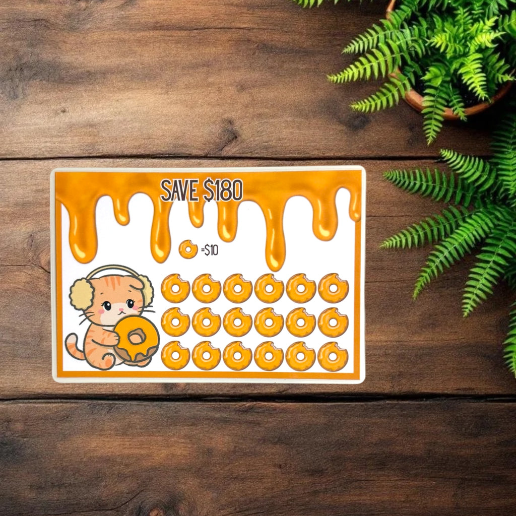 A5 Honey Cat Savings Challenge