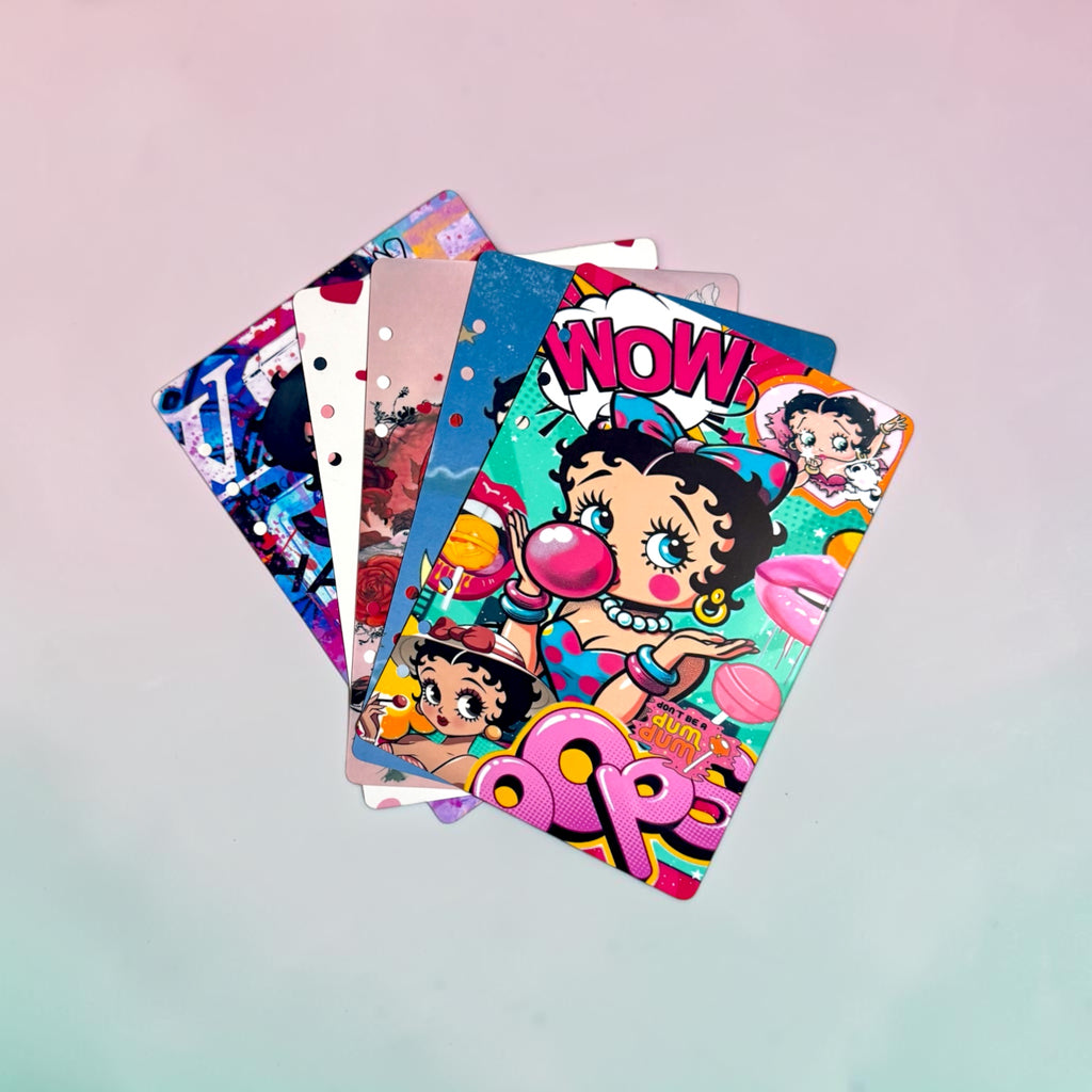Retro Pin Up A5 Budget Binder Dashboards