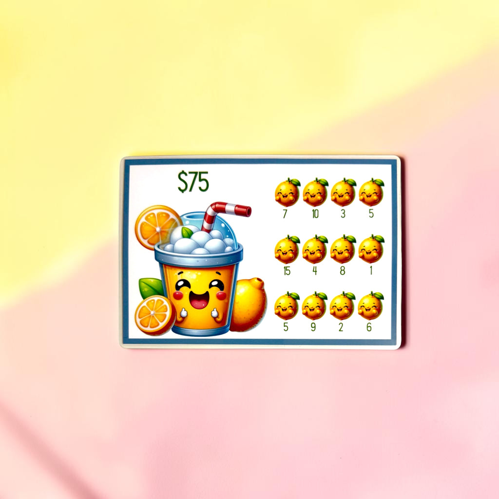 A5 Lemon Savings Challenge
