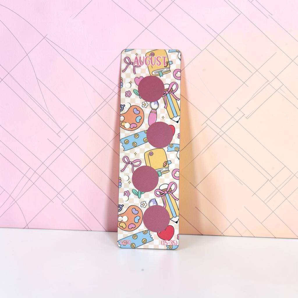 A6 Bookmark Challenge