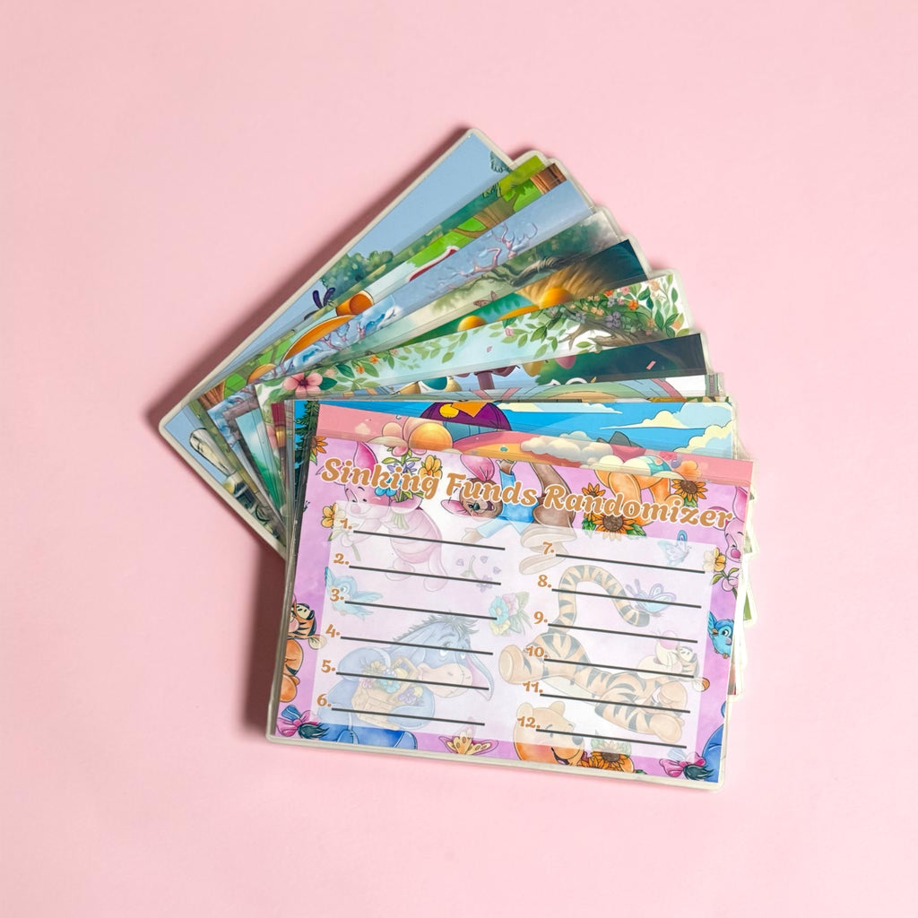 A5 Sinking  Fund Randomizer Cards